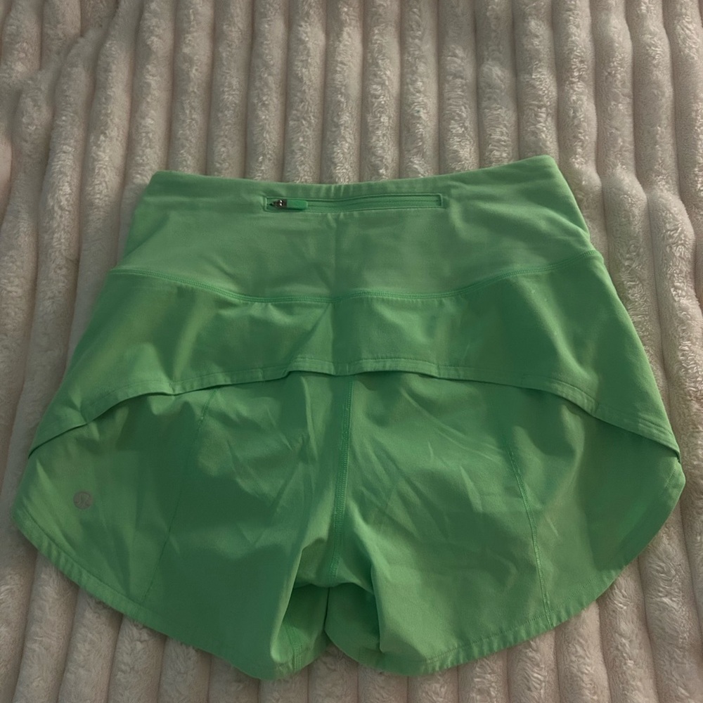 Lululemon Athletica Vibrant Green Athletic Shorts
